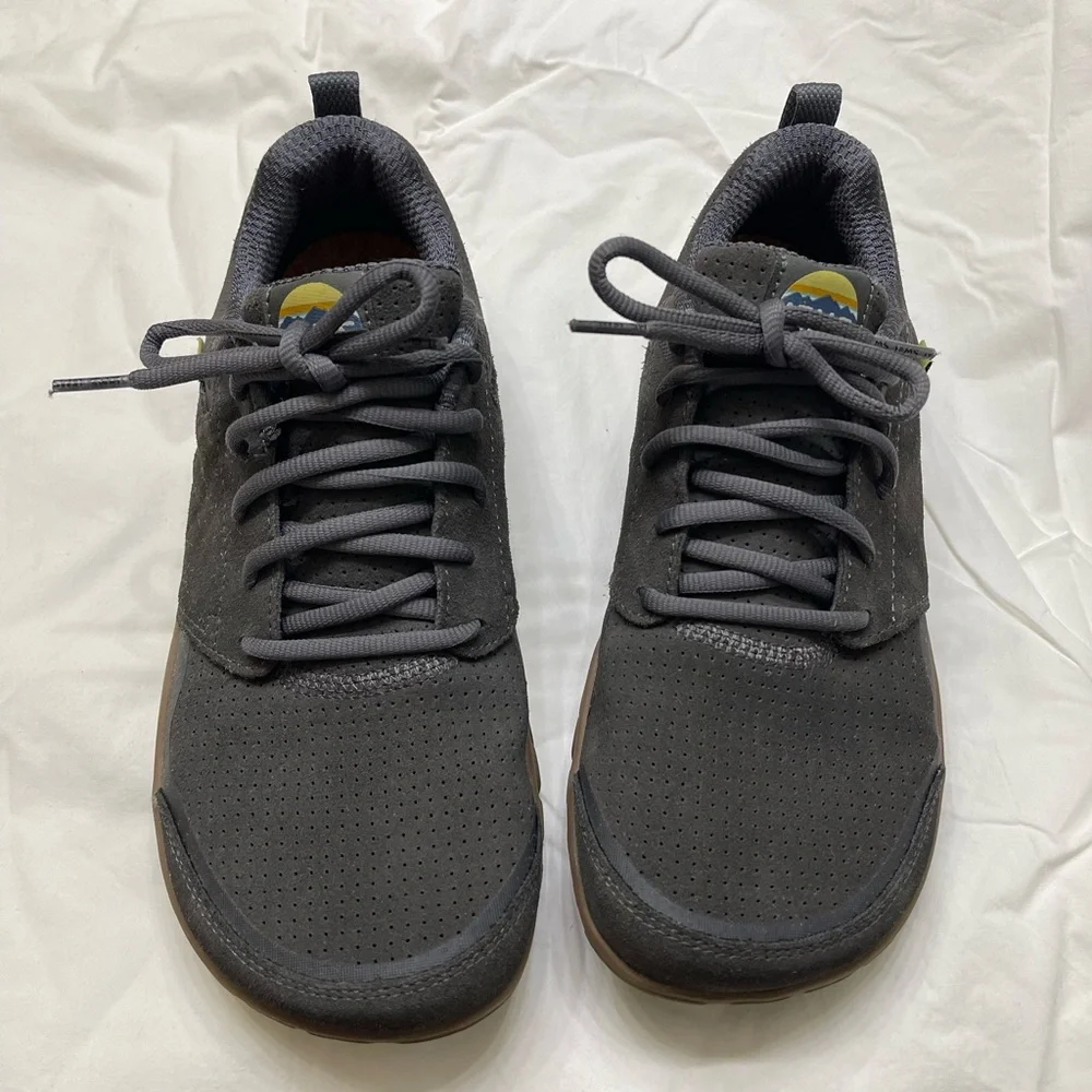 LEMS PRIMAL ZEN SUEDE GRAPHITE dark grey MENS 10 zero drop shoes wide toe box - Picture 2 of 10